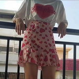 Kawaii Pink Heart Mermaid Skirt from Kawaii Stop