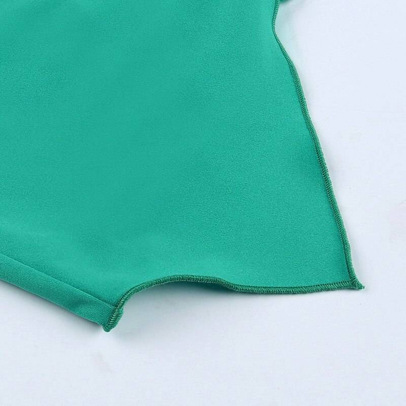 Hollow Out Full Sleeve Mini Dress From Kawaii Stop