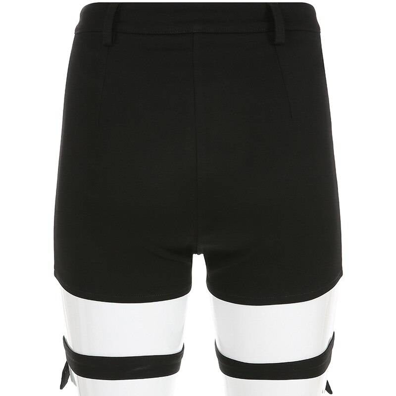 Hollow Out Punk Shorts From Kawaii Stop