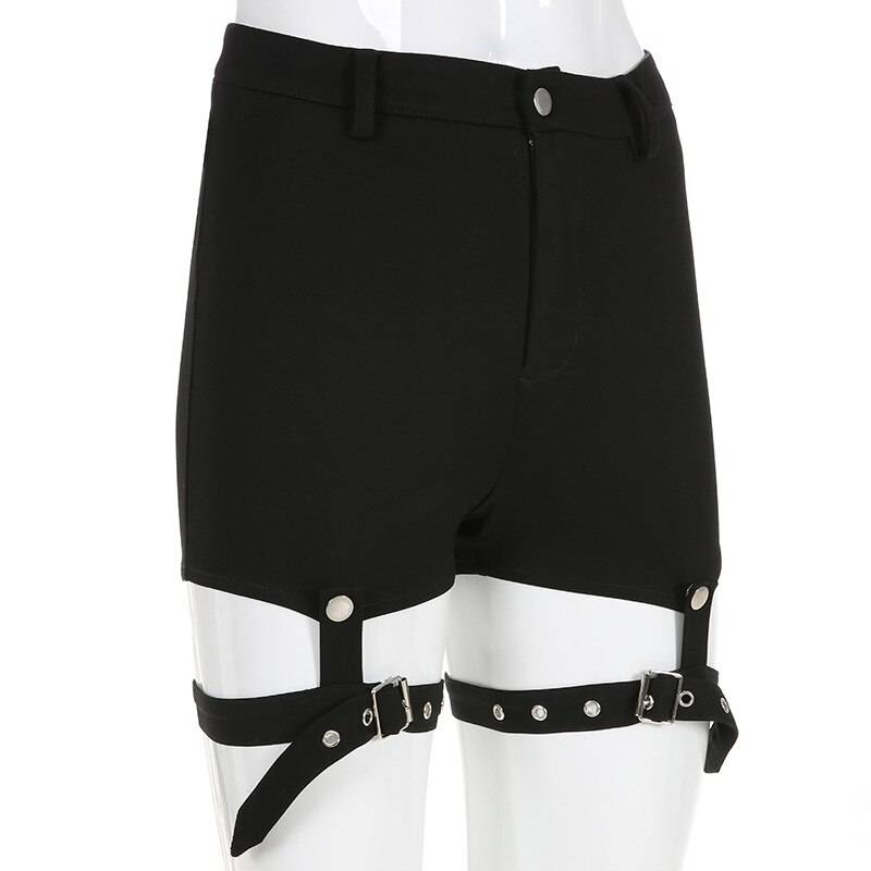 Hollow Out Punk Shorts From Kawaii Stop