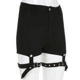 Hollow Out Punk Shorts From Kawaii Stop