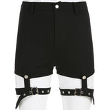 Hollow Out Punk Shorts From Kawaii Stop