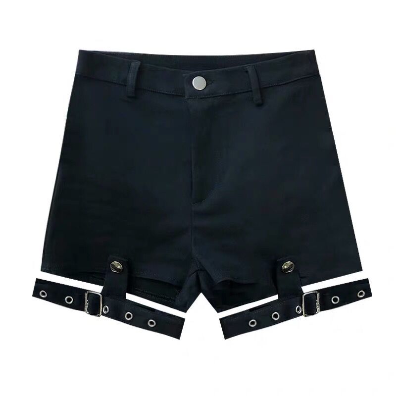 Hollow Out Punk Shorts From Kawaii Stop