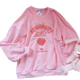 Harajuku Kawaii Strawberry Sweatshirt From Kawaii Stop