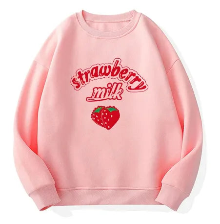 Harajuku Kawaii Strawberry Sweatshirt From Kawaii Stop