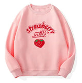 Harajuku Kawaii Strawberry Sweatshirt From Kawaii Stop