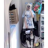 Kawaii Y2K Harajuku Top – Detachable Sleeve Anime Tee From Kawaii Stop