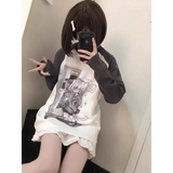 Kawaii Y2K Harajuku Top – Detachable Sleeve Anime Tee From Kawaii Stop