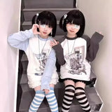 Kawaii Y2K Harajuku Top – Detachable Sleeve Anime Tee From Kawaii Stop