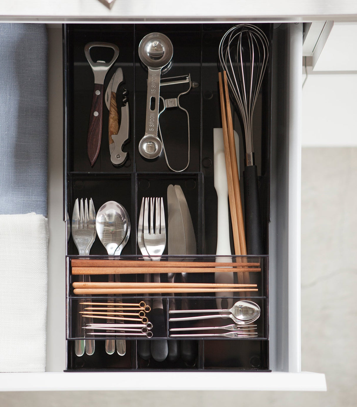 Expandable Cutlery Organizer from Yamazaki Home