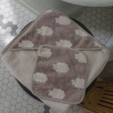 Sweet Sheep Jacquard Hooded Towel from Timo & Violet