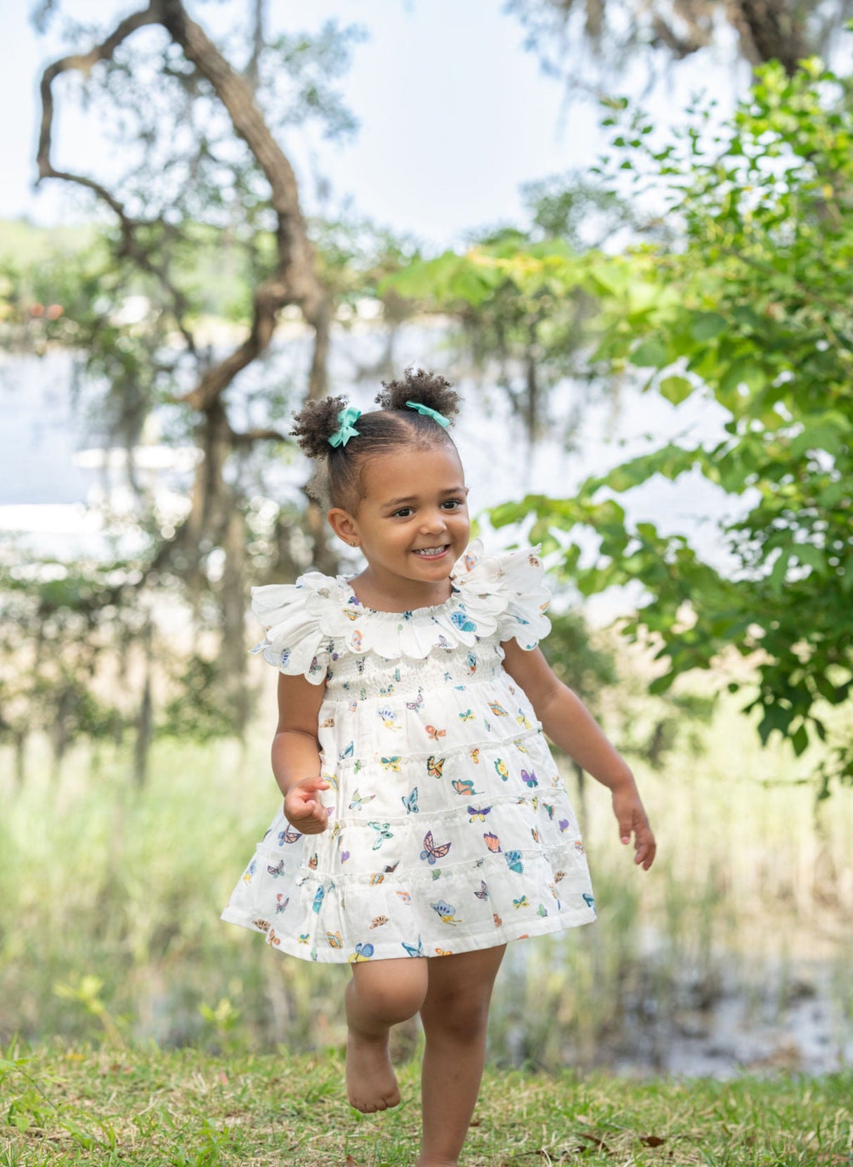 The Mimi Dress - Madame Butterfly Print from Timo & Violet