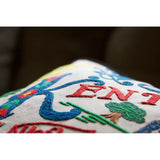 Kentucky Hand-Embroidered Pillow from Quirks!