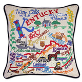 Kentucky Hand-Embroidered Pillow from Quirks!
