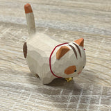 Hand-Carved Cat Figurines from Moderny