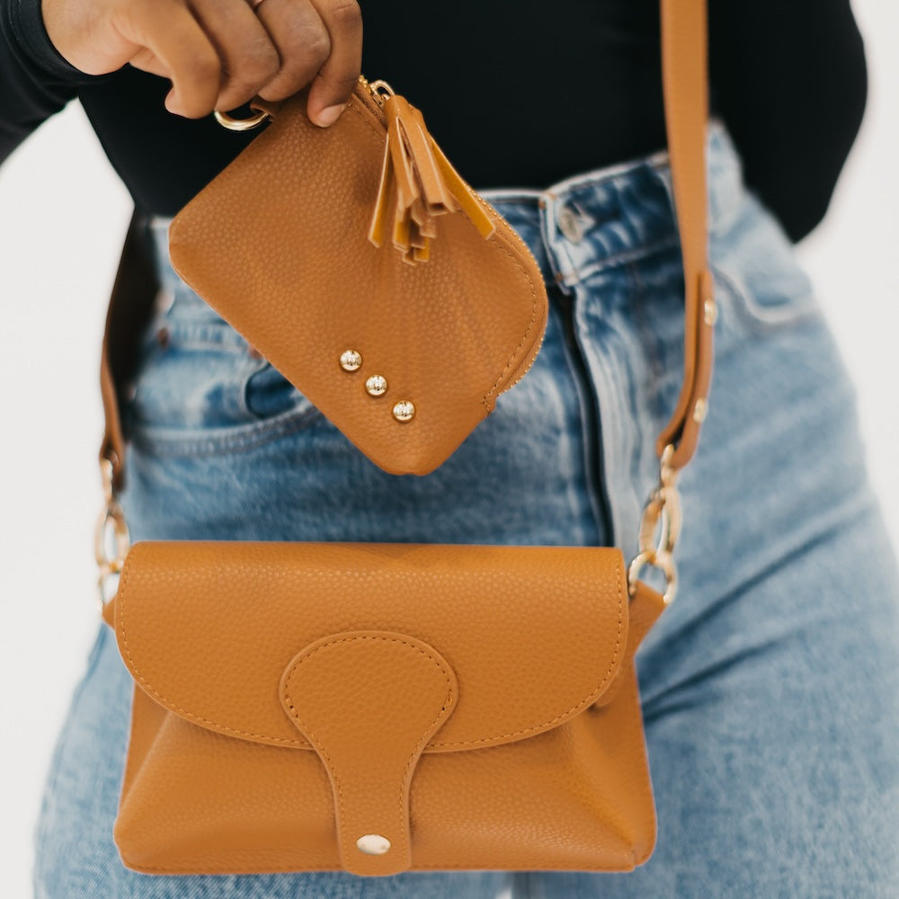 Khloe Vegan Leather Crossbody from Pretty Simple