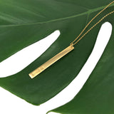 Layered Bar Bullet Necklace from SLATE + SALT