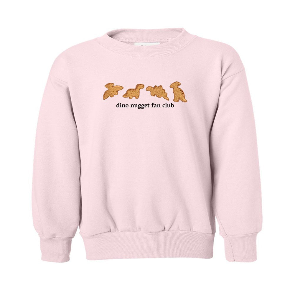 Kids 'Dino Nugget Fan Club' Crewneck Sweatshirt from United Monograms