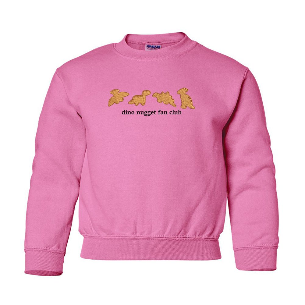 Kids 'Dino Nugget Fan Club' Crewneck Sweatshirt from United Monograms