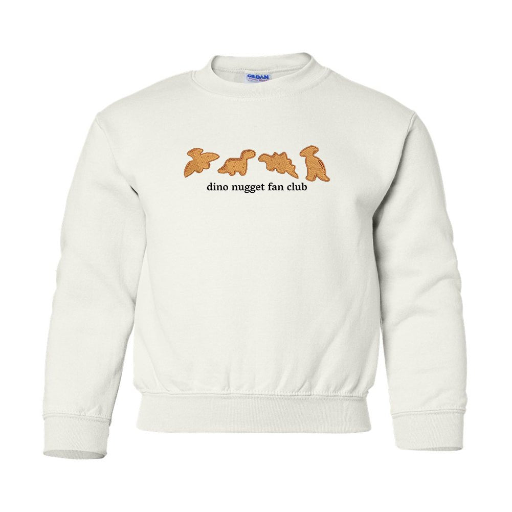 Kids 'Dino Nugget Fan Club' Crewneck Sweatshirt from United Monograms