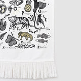 Jungle Alphabet Printed Tapestry From Wee Gallery
