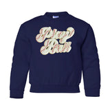 Kids Play Ball Letter Patch Crewneck Sweatshirt from United Monograms