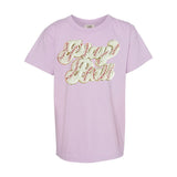 Kids Play Ball Letter Patch T-Shirt from United Monograms
