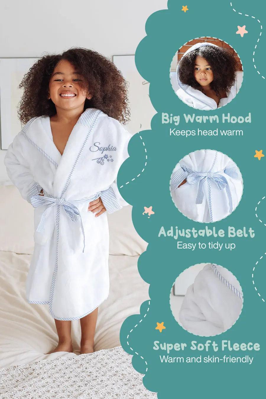 Premier Plush Bathrobe for Kids From Lotus Linen