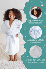 Premier Plush Bathrobe for Kids From Lotus Linen