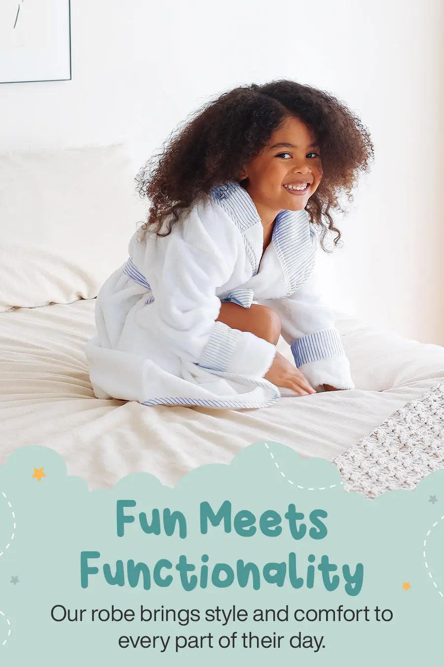 Premier Plush Bathrobe for Kids From Lotus Linen