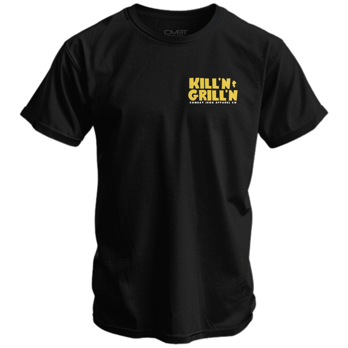 Kill'n & Grill'n | Some Hills Are Worth Fighting For Men's T-Shirt From Combat Iron Apparel