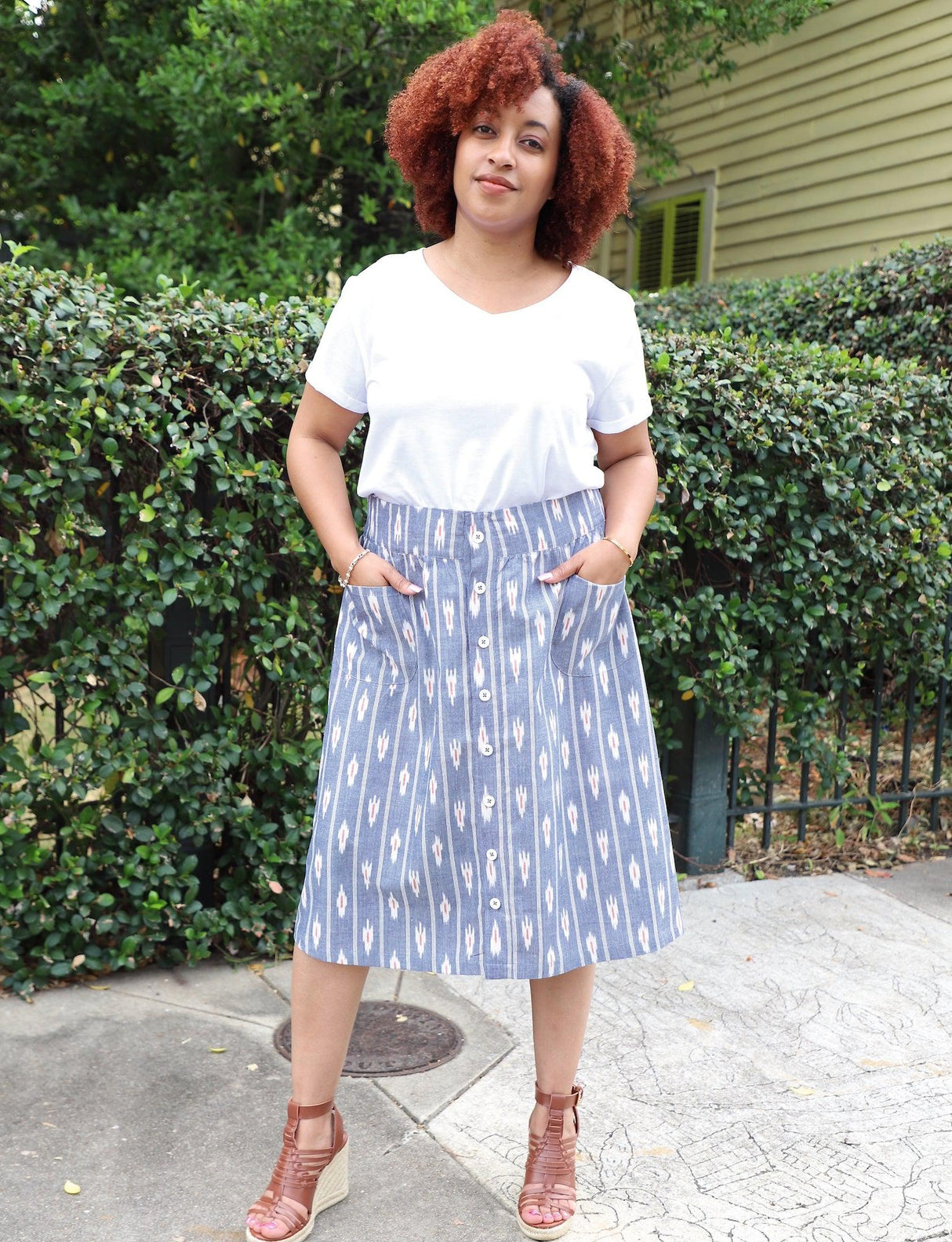 Kimaya Button Skirt from Passion Lilie