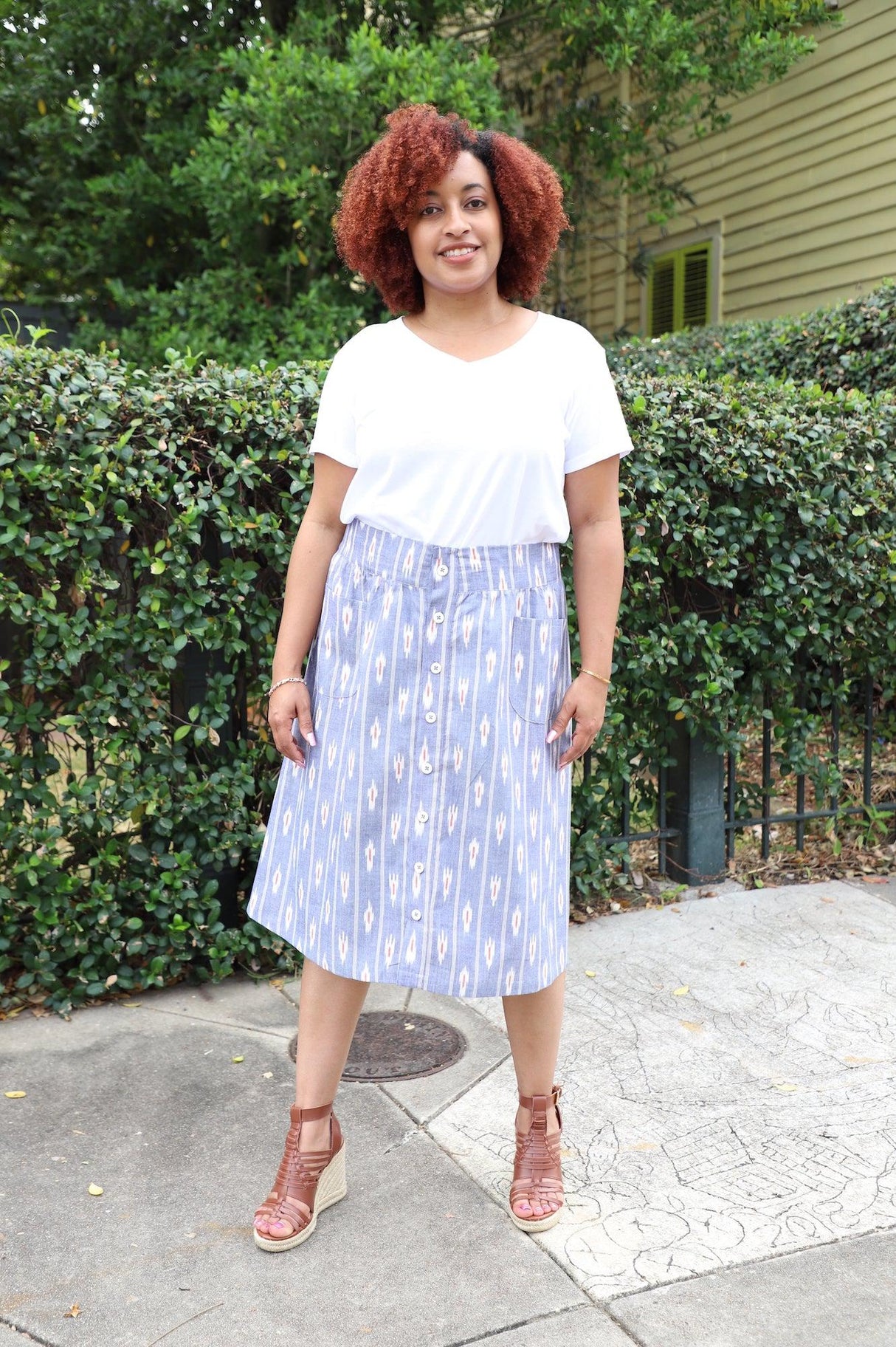 Kimaya Button Skirt from Passion Lilie