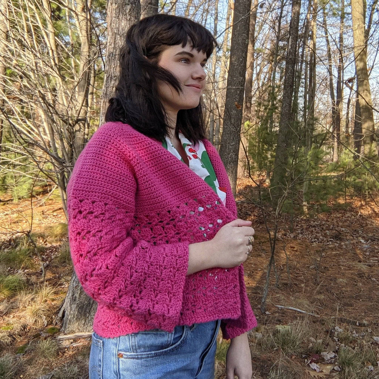 Kimchi Cardigan Crochet Pattern from Darn Good Yarn