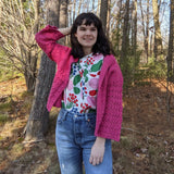 Kimchi Cardigan Crochet Pattern from Darn Good Yarn