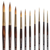 Finesse™ 8020 Ultra Round Brushes 10 pc from KINGART