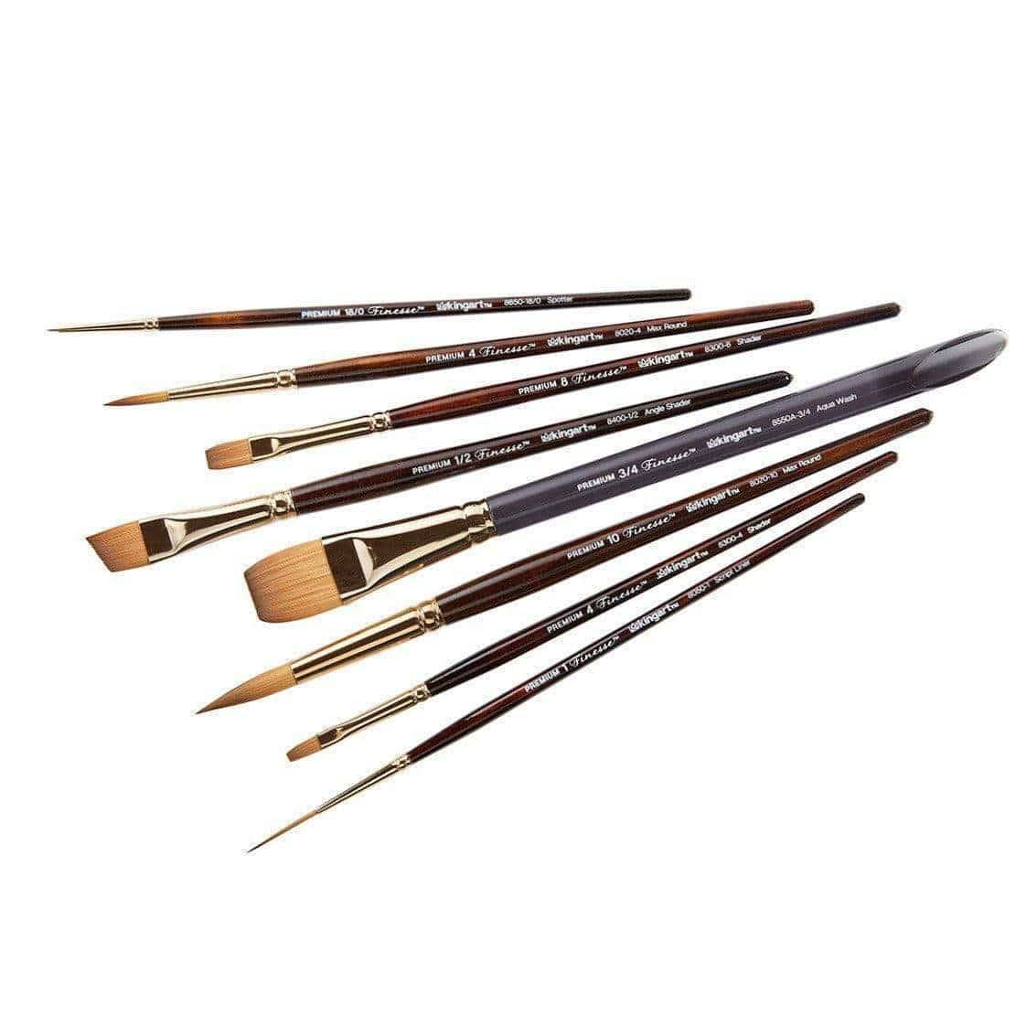 Finesse™ Brushes 8 pc from KINGART