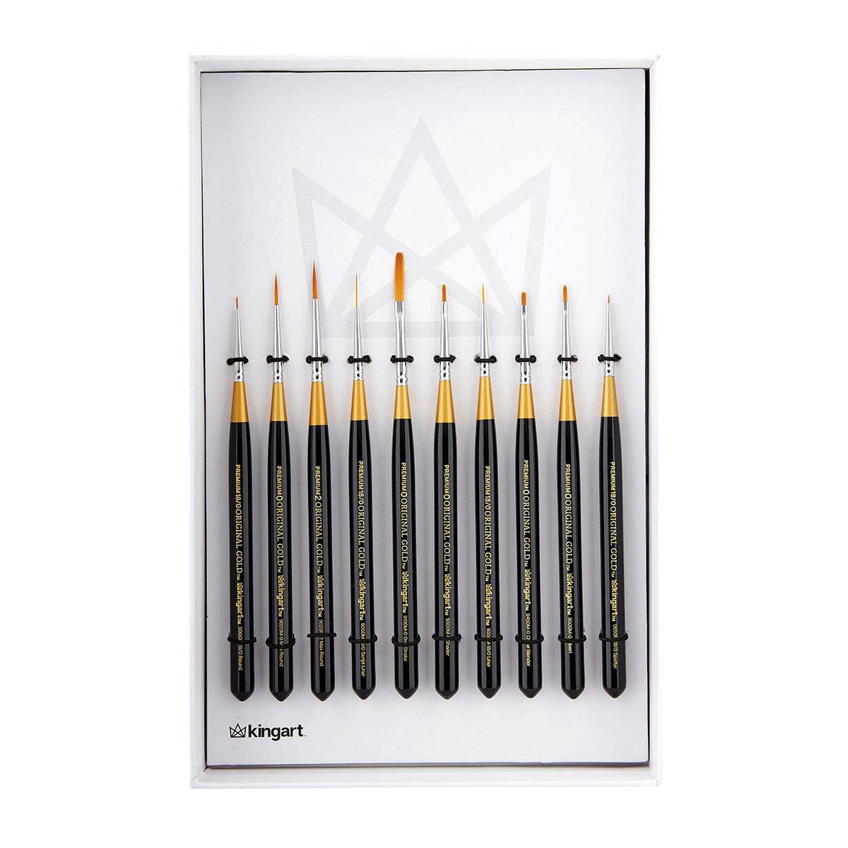 Original Gold® Mini Brushes 10 pc from KINGART