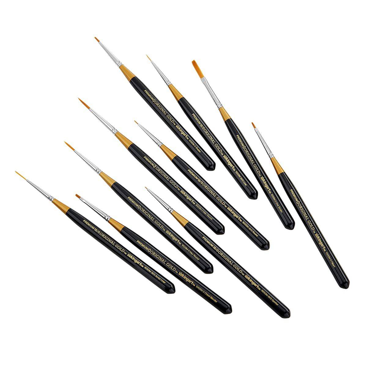 Original Gold® Mini Brushes 10 pc from KINGART