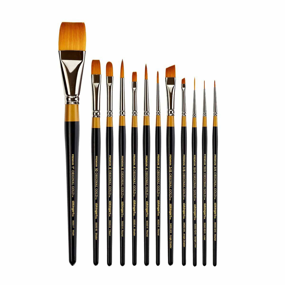 Original Gold® Brushes 12 pc from KINGART
