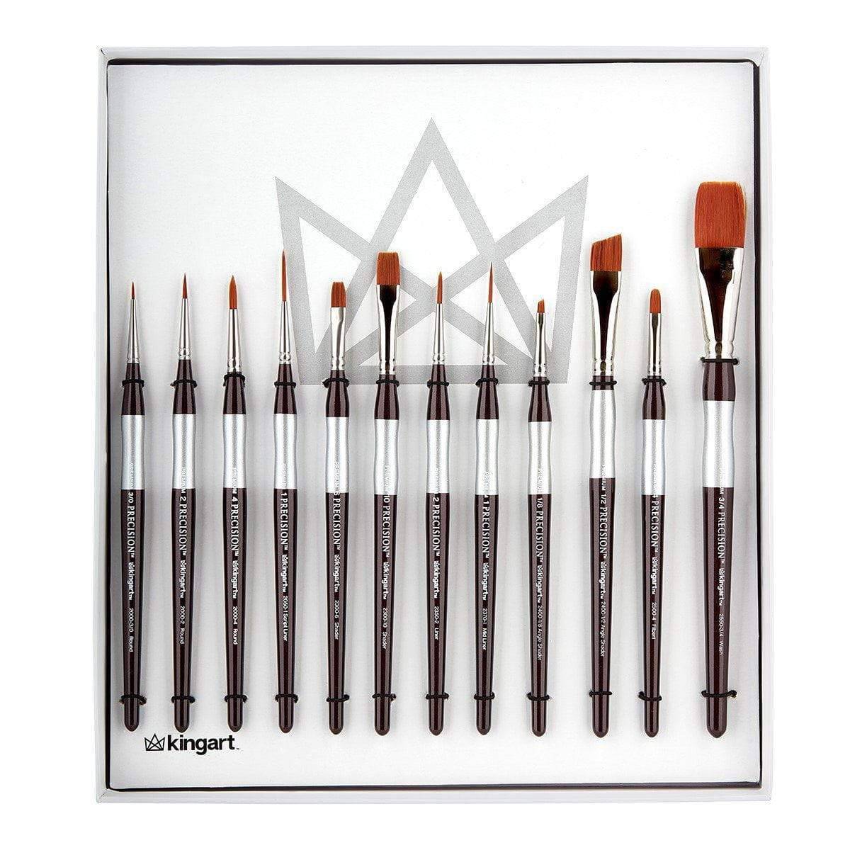 Precision™ Brushes 12 pc from KINGART