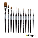 Precision™ Brushes 12 pc from KINGART