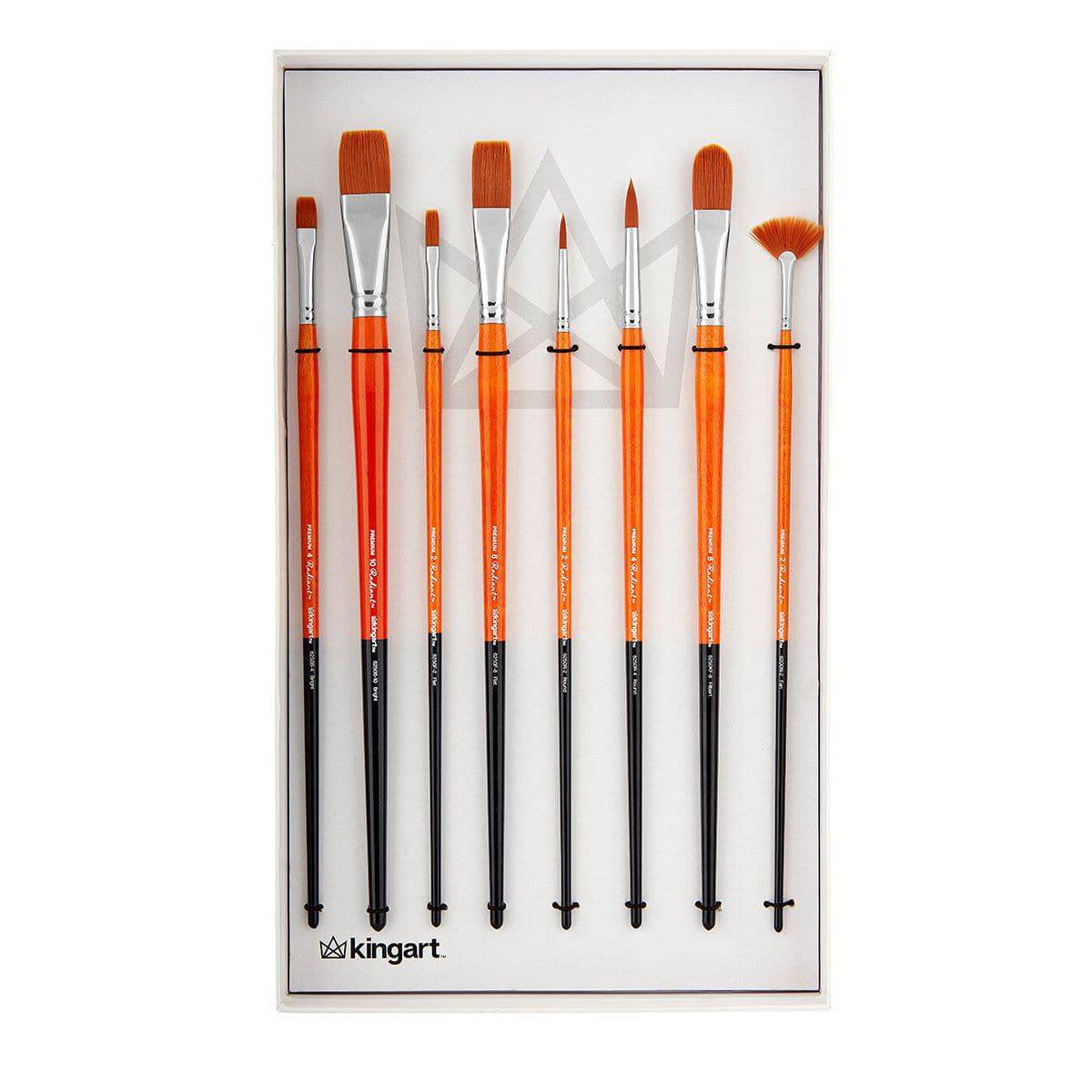 Radiant™ Oil & Acrylic Brushes 8 pc from KINGART