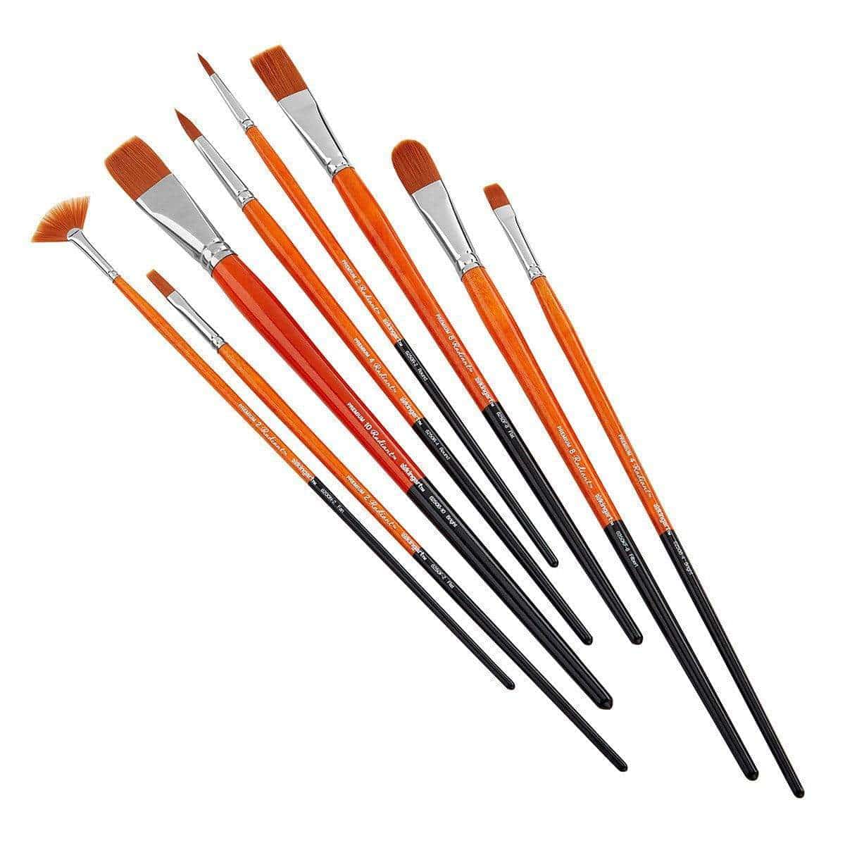Radiant™ Oil & Acrylic Brushes 8 pc from KINGART