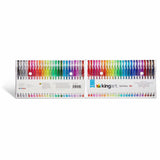 Gel Pens, Soft Grip, 50 Glitter Colors from KINGART