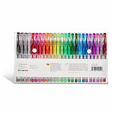 Gel Pens, Soft Grip, 50 Glitter Colors from KINGART