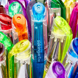 Gel Pens, Soft Grip, 80 Glitter Colors from KINGART