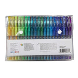 Gel Pens, Soft Grip, 80 Glitter Colors from KINGART
