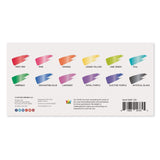 Acrylic Paint 12 Iridescent Colors from KINGART