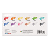 Acrylic Paint 12 Metallic Colors from KINGART
